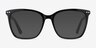 Meliora Black AcetateEyeglass Frames from EyeBuyDirect, with Tinted Lenses