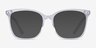 Meliora Clear AcetateEyeglass Frames from EyeBuyDirect, with Tinted Lenses