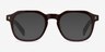 Apricus Clear Brown AcetateEyeglass Frames from EyeBuyDirect, with Tinted Lenses
