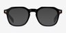 Apricus Black AcetateEyeglass Frames from EyeBuyDirect, with Tinted Lenses