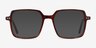 Yoko Tortoise AcetateEyeglass Frames from EyeBuyDirect, with Tinted Lenses