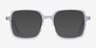 Yoko Clear AcetateEyeglass Frames from EyeBuyDirect, with Tinted Lenses