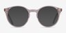 Latta Clear Pink AcetateEyeglass Frames from EyeBuyDirect, with Tinted Lenses
