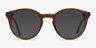 Latta Clear Brown AcetateEyeglass Frames from EyeBuyDirect, with Tinted Lenses