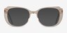 Magnolia Clear Yellow AcetateEyeglass Frames from EyeBuyDirect, with Tinted Lenses