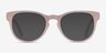 Cezanne Clear Pink AcetateEyeglass Frames from EyeBuyDirect, with Tinted Lenses