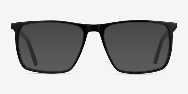 Fairmont Dark Brown AcetateEyeglass Frames from EyeBuyDirect, with Tinted Lenses