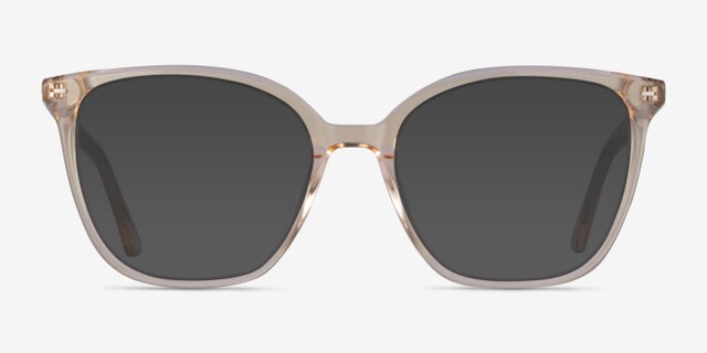Carola Clear Yellow AcetateEyeglass Frames from EyeBuyDirect, with Tinted Lenses