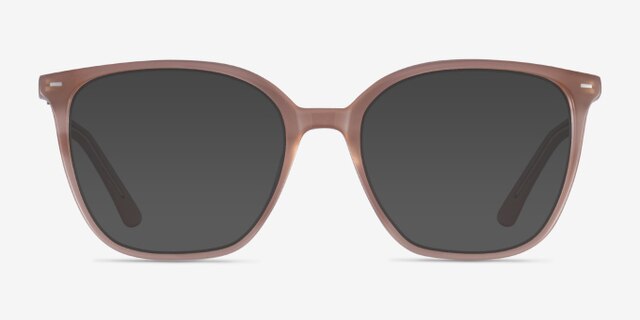 Carola Clear Brown AcetateEyeglass Frames from EyeBuyDirect, with Tinted Lenses