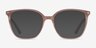 Carola Clear Brown AcetateEyeglass Frames from EyeBuyDirect, with Tinted Lenses