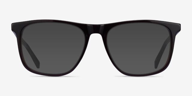 Veronese Dark Brown AcetateEyeglass Frames from EyeBuyDirect, with Tinted Lenses
