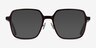 Modern Dark Brown AcetateEyeglass Frames from EyeBuyDirect, with Tinted Lenses