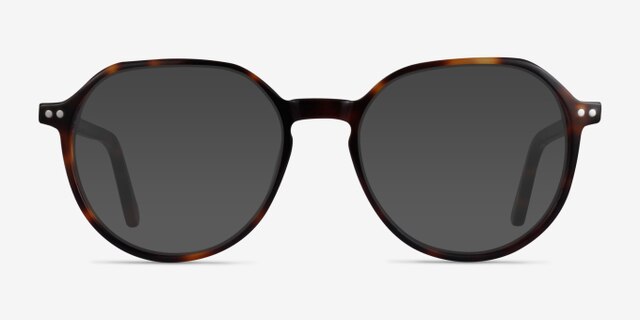 Ebullience Tortoise AcetateEyeglass Frames from EyeBuyDirect, with Tinted Lenses