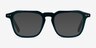 Flump Teal AcetateEyeglass Frames from EyeBuyDirect, with Tinted Lenses