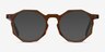 Primula Clear Brown AcetateEyeglass Frames from EyeBuyDirect, with Tinted Lenses