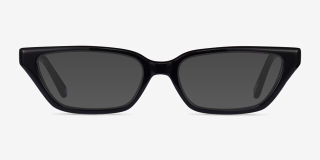 Orchestra Black AcetateEyeglass Frames from EyeBuyDirect, with Tinted Lenses