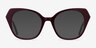Noma Burgundy AcetateEyeglass Frames from EyeBuyDirect, with Tinted Lenses