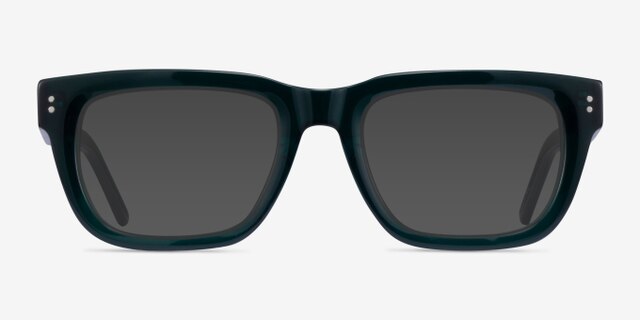 Kensington Teal AcetateEyeglass Frames from EyeBuyDirect, with Tinted Lenses