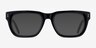 Kensington Black AcetateEyeglass Frames from EyeBuyDirect, with Tinted Lenses