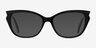 Maple Black AcetateEyeglass Frames from EyeBuyDirect, with Tinted Lenses