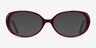 Surrey Burgundy AcetateEyeglass Frames from EyeBuyDirect, with Tinted Lenses