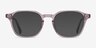 Hopkins Clear Pink Floral AcetateEyeglass Frames from EyeBuyDirect, with Tinted Lenses