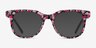 Topic Fleuries AcétateMontures de lunettes de vue d'EyeBuyDirect, Avec des Verres Teintés