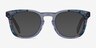 Austral Cear Blue Floral AcétateMontures de lunettes de vue d'EyeBuyDirect, Avec des Verres Teintés