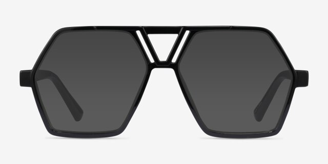 Chalton Green PlasticEyeglass Frames from EyeBuyDirect, with Tinted Lenses