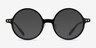 Greenwich Noir AcétateMontures de lunettes de vue d'EyeBuyDirect, Avec des Verres Teintés