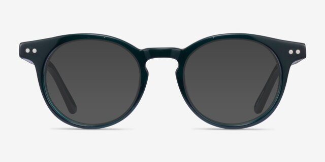Luminary Teal AcetateEyeglass Frames from EyeBuyDirect, with Tinted Lenses