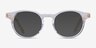 Luminary Clear Yellow AcetateEyeglass Frames from EyeBuyDirect, with Tinted Lenses
