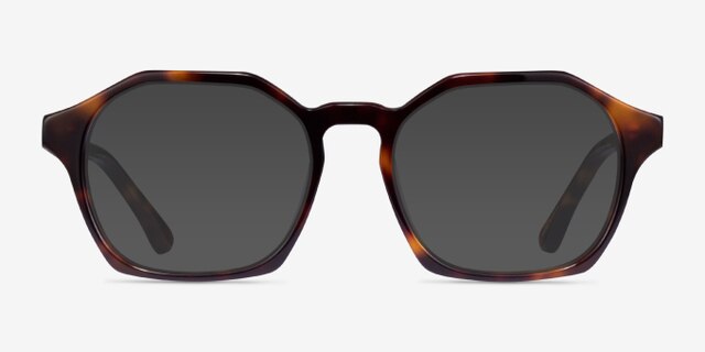 Famous Tortoise AcetateEyeglass Frames from EyeBuyDirect, with Tinted Lenses