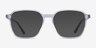 Stage Clear Teal AcetateEyeglass Frames from EyeBuyDirect, with Tinted Lenses