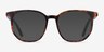 Observation Tortoise Dark Green AcetateEyeglass Frames from EyeBuyDirect, with Tinted Lenses