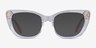 Jubilate Clear Yellow AcetateEyeglass Frames from EyeBuyDirect, with Tinted Lenses