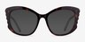 Aesthete Tortoise Clear Gold AcetateEyeglass Frames from EyeBuyDirect, with Tinted Lenses