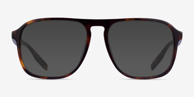 Downtown Tortoise AcetateEyeglass Frames from EyeBuyDirect, with Tinted Lenses
