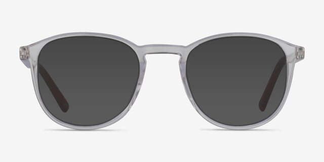 Neo Clear PlasticEyeglass Frames from EyeBuyDirect, with Tinted Lenses