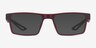 Icarus Matte Red PlasticEyeglass Frames from EyeBuyDirect, with Tinted Lenses