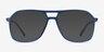Encode Clear Navy PlasticEyeglass Frames from EyeBuyDirect, with Tinted Lenses