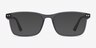 Platform Gray PlasticEyeglass Frames from EyeBuyDirect, with Tinted Lenses