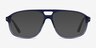 Volt Clear Blue AcetateEyeglass Frames from EyeBuyDirect, with Tinted Lenses