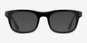 Smoky Black AcetateEyeglass Frames from EyeBuyDirect, with Tinted Lenses