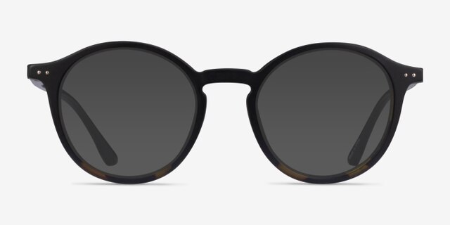 Piston Black Tortoise PlasticEyeglass Frames from EyeBuyDirect, with Tinted Lenses