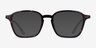 Whistler Floral Clear PlasticEyeglass Frames from EyeBuyDirect, with Tinted Lenses