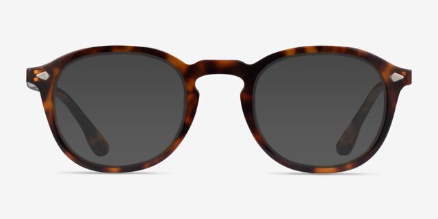 Cylinder Tortoise AcetateEyeglass Frames from EyeBuyDirect, with Tinted Lenses