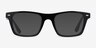 Hemlock Black AcetateEyeglass Frames from EyeBuyDirect, with Tinted Lenses