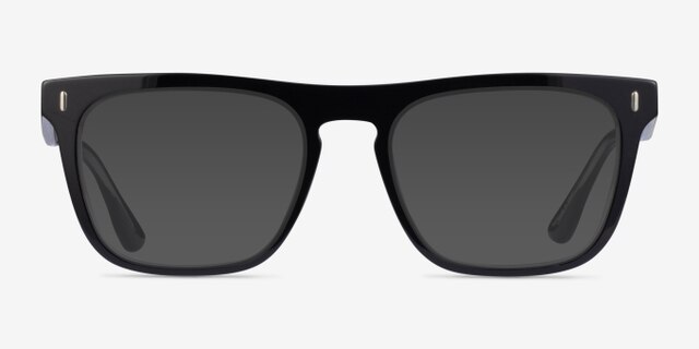 Canteen Black Clear AcétateMontures de lunettes de vue d'EyeBuyDirect, Avec des Verres Teintés