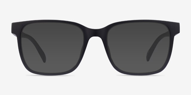 Alder Matte Black PlasticEyeglass Frames from EyeBuyDirect, with Tinted Lenses